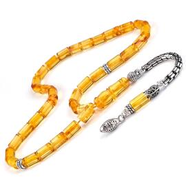 Nadir Bulunan Baltık Kesme Damla Kehribar Tesbih - Tesbihcibaba