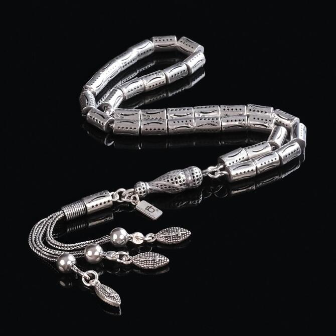 Nadir Bulunan Kesme Model 925 Ayar Gümüş Tesbih - Tesbihcibaba