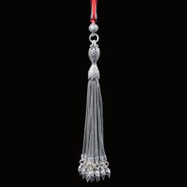 Old Class 21 Saçaklı Gümüş Tesbih Püskülü - 2