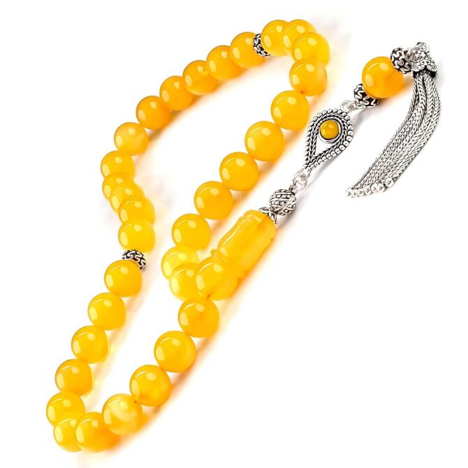 Old Class Antik Damla Kehribar Tesbih - Tesbihcibaba