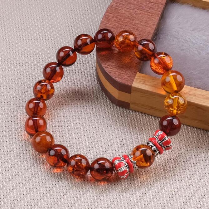 Old Class Baltık İncisi Damla Kehribar Bileklik - Tesbihcibaba