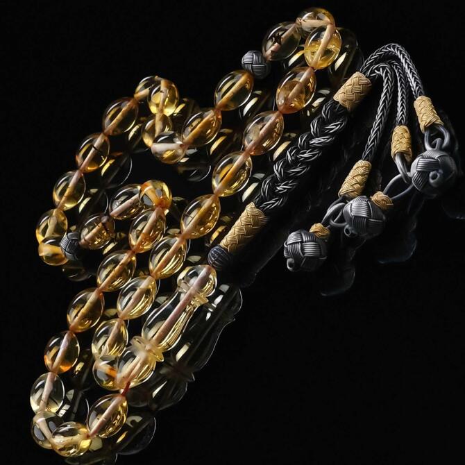 Old Class Özel Kesim Damla Kehribar Tesbih - Tesbihcibaba