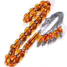 Old Class Şehzade Model Bal Damla Kehribar Tesbih - Tesbihcibaba