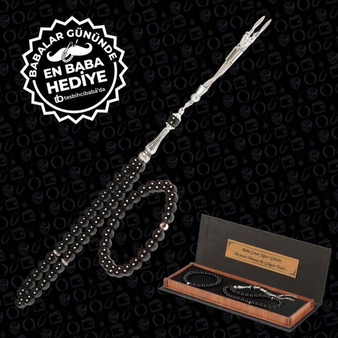 Oniks Doğal Taş Tesbih ve Bileklik Seti En Güzel Hediye - Tesbihcibaba