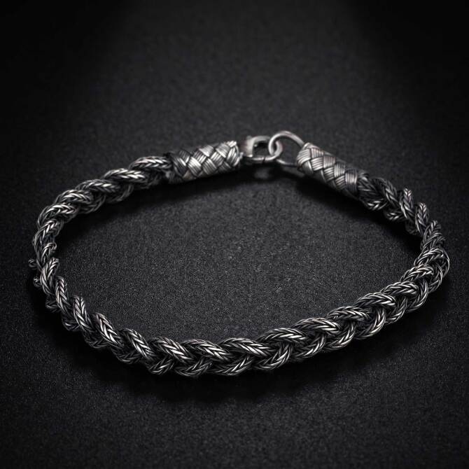 Woven Design Trabzon Kazaziye Men's Bracelet