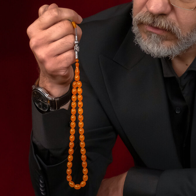 Osmanlı Tesbihten Koleksiyonluk Kazaz İşçilik Tesbih - Tesbihcibaba