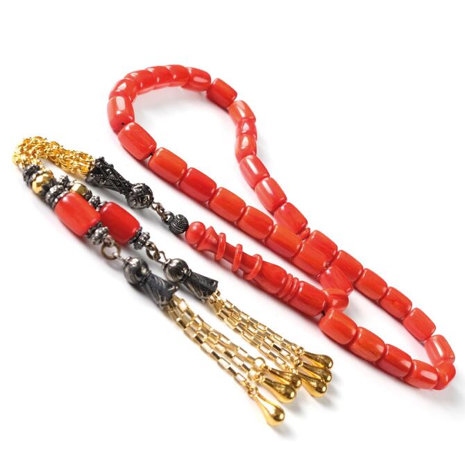 Özel Hamur Halkalı İmame Portakal Sıkma Kehribar Tesbih - Tesbihcibaba