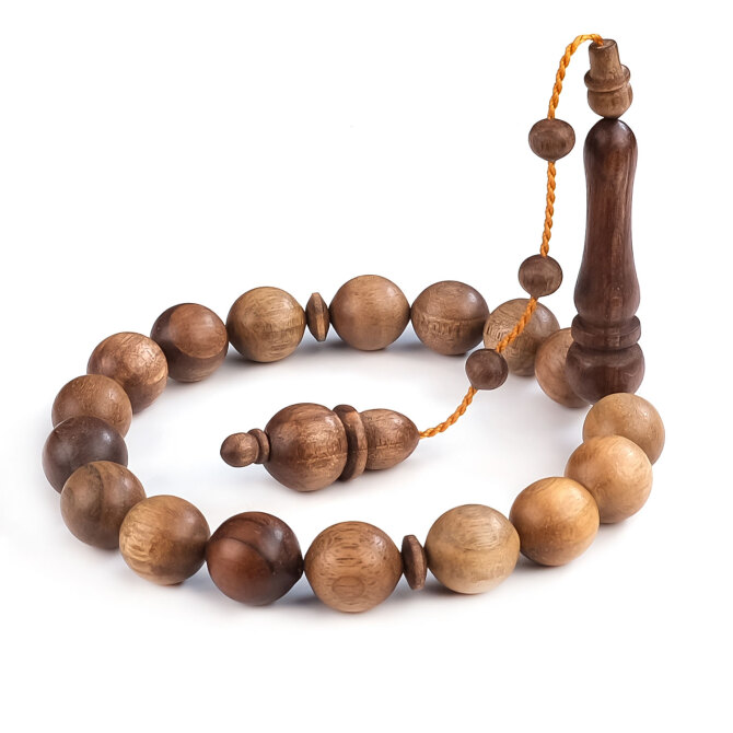 Özel İşçilik Ceviz Ağacı Maskot Boy Tesbih - 