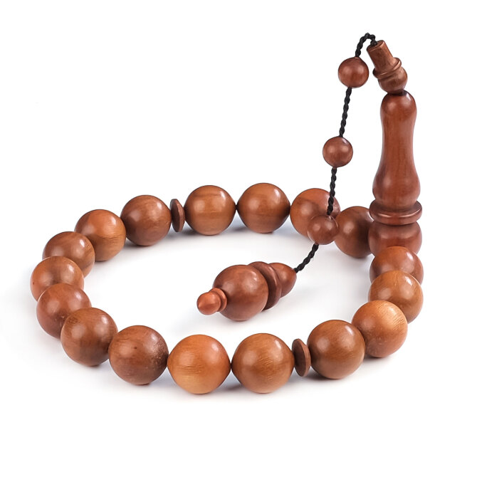 Özel İşçilik Kızılcık Kirazı Maskot Boy Tesbih - Tesbihcibaba