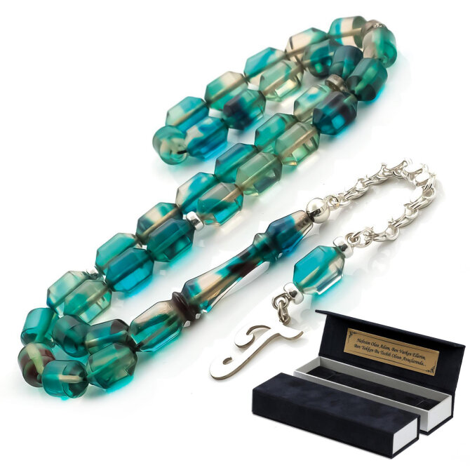 Özel Tasarım Kişiye Özel Sıkma Kehribar Tesbih - Tesbihcibaba