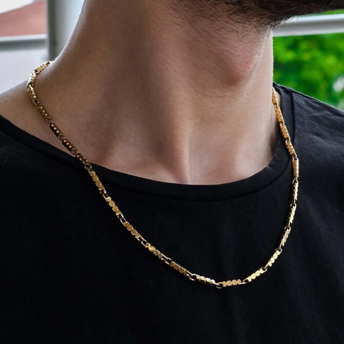 Özel Tasarımıyla 316 Paslanmaz Çelik Erkek Kolye - Tesbihcibaba