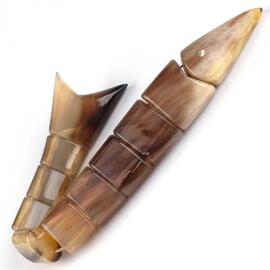 Özel Üretim Usta İşi Koç Boynuzu Balık Tesbih - 2