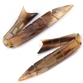 Özel Üretim Usta İşi Koç Boynuzu Balık Tesbih - 3