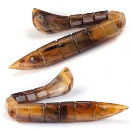  Usta İşi Koç Boynuzu Balık Tesbih - 4