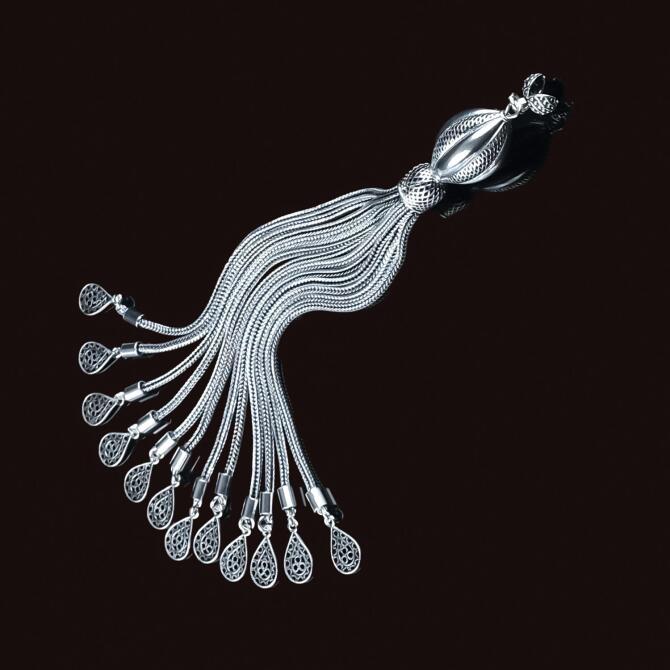 Padişah Model On İki Saçaklı Tesbih Püskülü - Tesbihcibaba