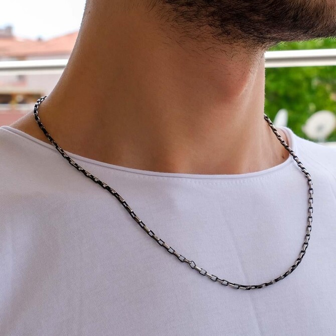 Popüler Model 316L Paslanmaz Çelik Erkek Kolye - Tesbihcibaba