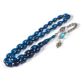 Popüler Renk Özel Tasarım Sıkma Kehribar Tesbih - 2