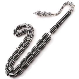 Premium Usta İşçilik Erzurum Oltu Taşı Tesbih - 2