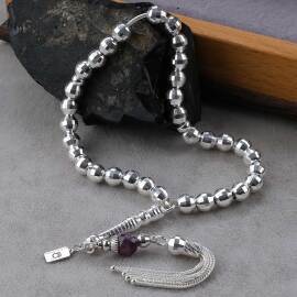 Prizma Model 925 Ayar Gümüş Tesbih - 2