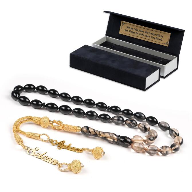 Renk Süzmesi Özel Yapım Sıkma Kehribar İsimli Tesbih - Tesbihcibaba