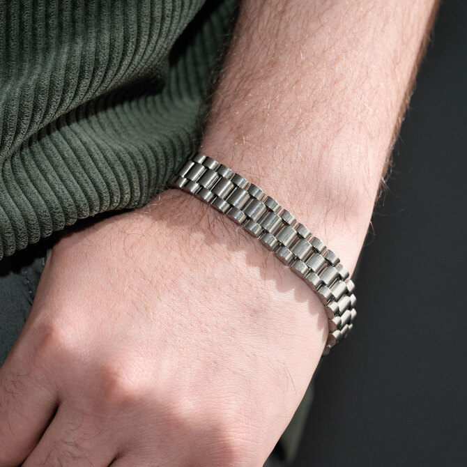 Saat Kordonu Çelik Bileklik - Tesbihcibaba