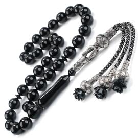 Sade ve Şık El Örmesi Kazaz Erzurum Oltu Taşı Tesbih - Tesbihcibaba