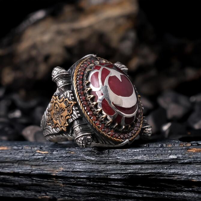 Banner Stone-set 925 K Silver Ring