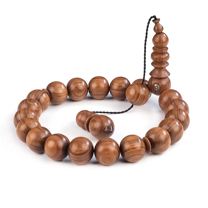 Sandal Ağacı Usta İşi Maskot Boy Efe Tesbihi - Tesbihcibaba