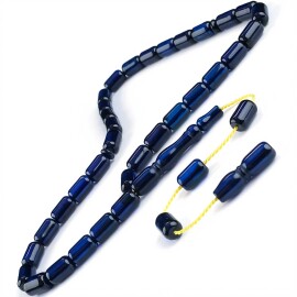 Sapphire Azure Sistemli Damla Kehribar Tesbih - Tesbihcibaba