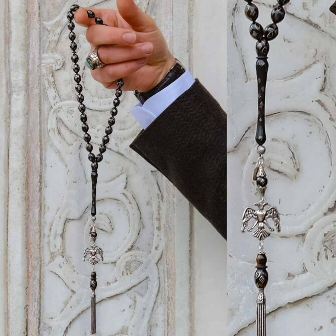 Selçuklu Kartalı Özel Yapım Kaplumbağa Tesbih - Tesbihcibaba