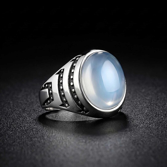 Sertifikalı Blue Topaz Gümüş Yüzük - Tesbihcibaba