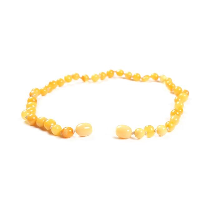 Sertifikalı Damla Kehribar Bebek Diş Kolyesi - Tesbihcibaba