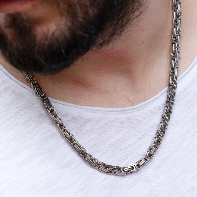 Sezonun Trendi 316L Çelik Kral Kolye - Tesbihcibaba