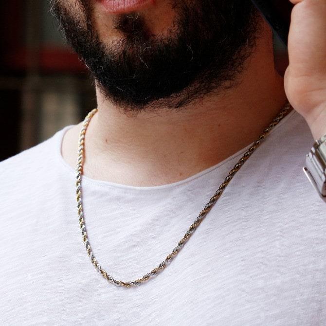 Sezonun Trendi Özel Tasarım Çelik Kolye - Tesbihcibaba