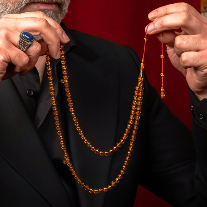 Bilal Aydın Ustadan Sinek Fosilli Dua Taneleri - Tesbihcibaba