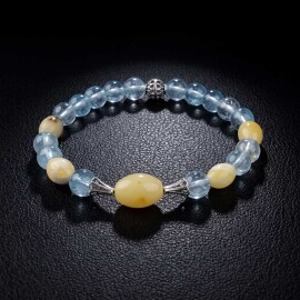 Soft Damla Tasarım Blue Topaz Bileklik - 1