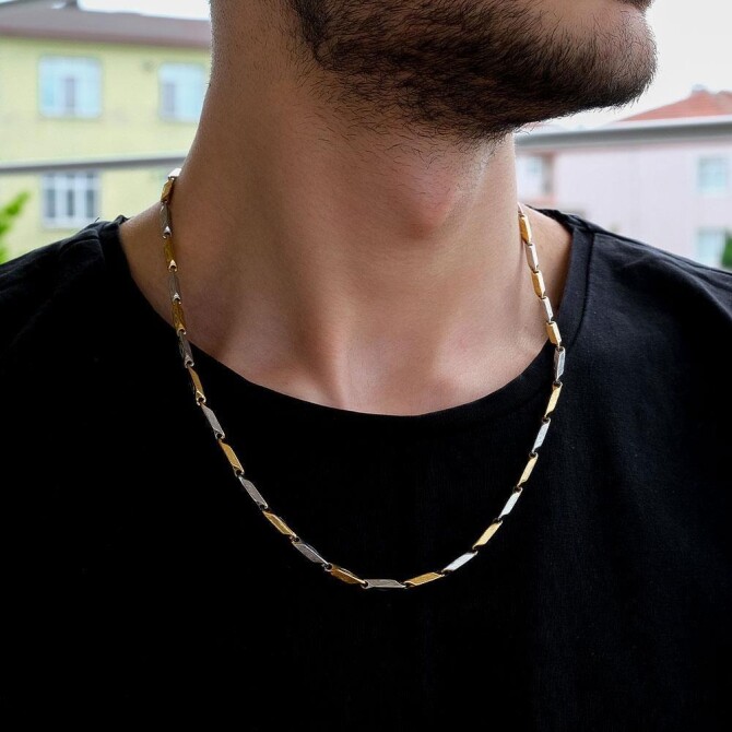 Spor Stainless Steel Men's Necklace