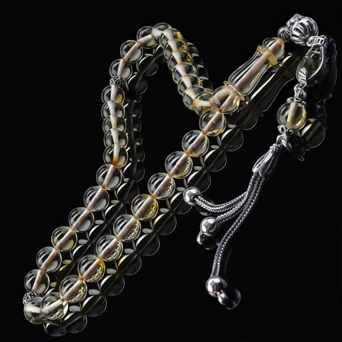 Su Damlası 4 Parmak Has Kehribar Tesbih - Tesbihcibaba