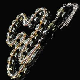 Su Damlası Özel Renk Has Kehribar Tesbih - 1