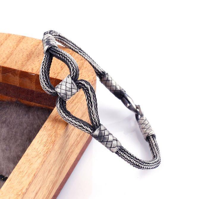 Sürgülü Bade Örgülü Kazaziye Bileklik - Tesbihcibaba