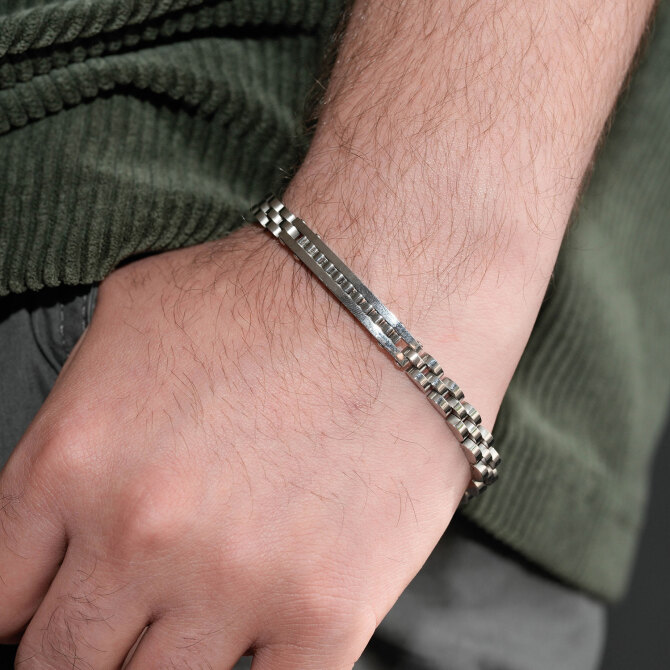 Tarzını Yansıt-Meridyen Model Paslanmaz Çelik Bileklik - Tesbihcibaba