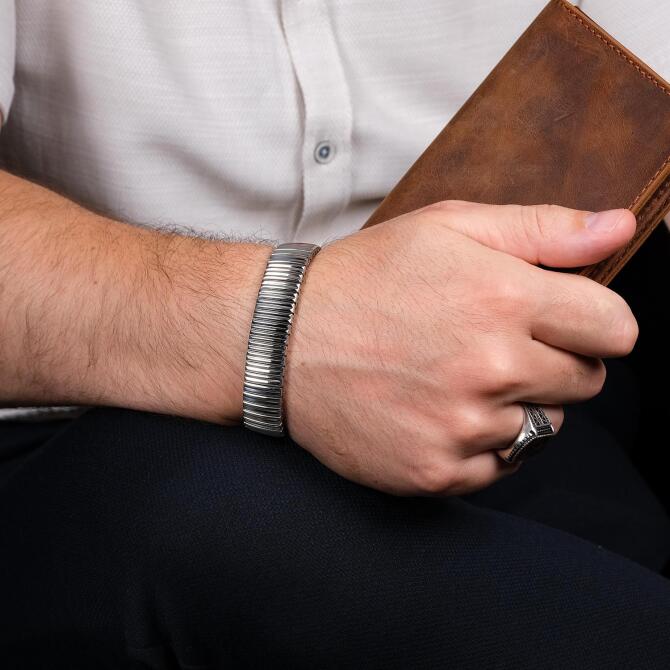 Tarzını Yansıt-Saat Kordonu Model Paslanmaz Çelik Bileklik - Tesbihcibaba