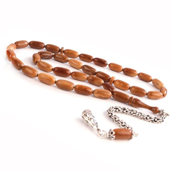 Baba Atölyeden Gümüş Püskül Kuka Tesbih - Tesbihcibaba