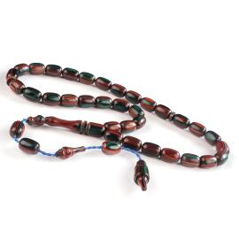 Tesbihcibaba Atölyesinden Kafur Ağacı Dark Red Tesbih TB16001 - 3
