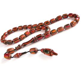 Tesbihcibaba Atölyesinden Kafur Ağacı Dark Red Tesbih - 2