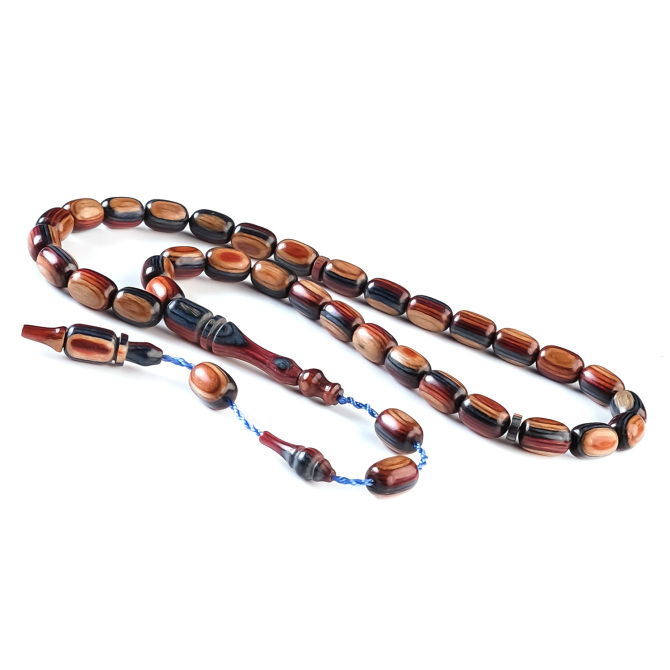 Baba Atölyeden Kafur Ağacı Multicolor Tesbih - Tesbihcibaba