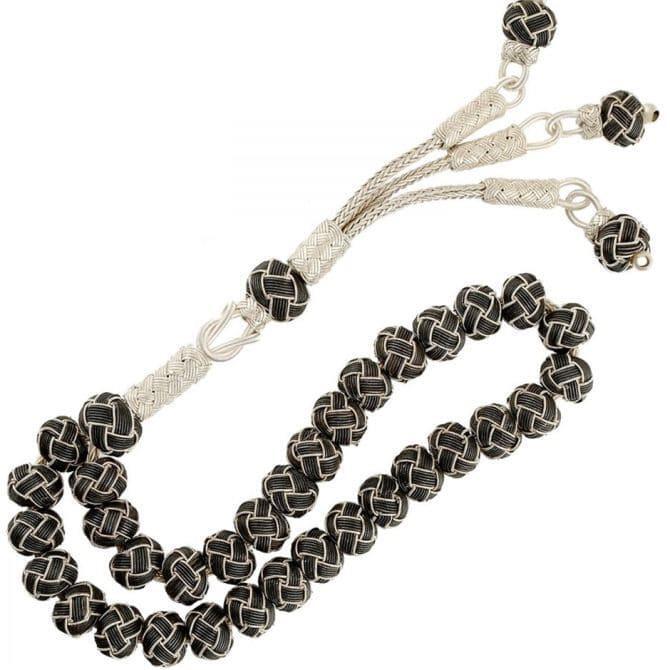 Ufak Size Double Color El Woven Kazaz Prayer Beads