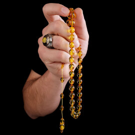 Bilal Aydın Ustadan Su Damlası Has Kehribar - 3