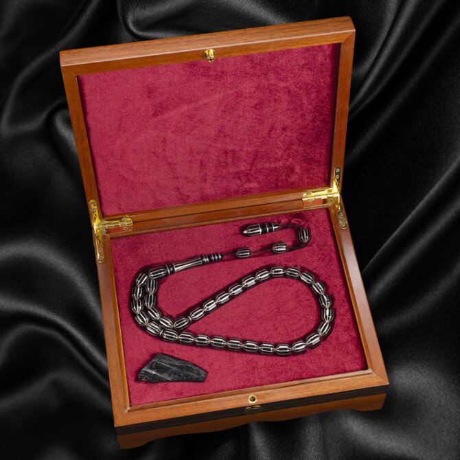 Usta İşi-Koleksiyonluk Erzurum Oltu Taşı Tesbih - Tesbihcibaba