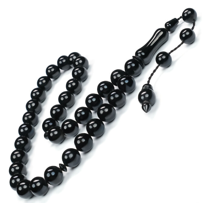 Usta Yapımı Premium Erzurum Oltu Taşı Tesbih - Tesbihcibaba